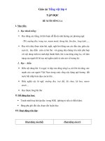 Tải Giáo án Tiếng Việt 4 tuần 21: Tập đọc - Bè xuôi sông La - Giáo án Tập đọc lớp 4