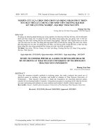 NGHIÊN CỨU LỰA CHỌN TRÒ CHƠI VẬN ĐỘNG NHẰM PHÁT TRIỂN TỐ CHẤT THỂ LỰC CHUNG CHO SINH VIÊN TRƯỜNG ĐẠI HỌC KỸ THUẬT CÔNG NGHIỆP - ĐẠI HỌC THÁI NGUYÊN