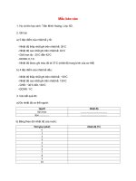 Mẫu báo cáo bài thực hành môn vật lý lớp 6 | Vật lý, Lớp 6 - Ôn Luyện