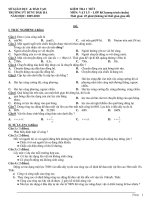 Kiểm tra vật  lý 8 Kiểm tra 1 tiết_8 tuần 23