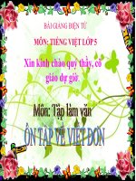 bài Tập làm văn - Ôn tập về viết đơn | Ngữ văn, Lớp 5 - Ôn Luyện