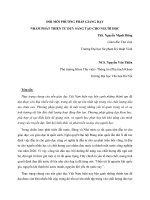 Đổi mới phương pháp giảng dạy nhằm phát triển tư duy sáng tạo cho người học