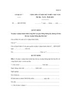 Quyết định xử phạt vi phạm hành chính trong lĩnh vực giao thông đường bộ, đường sắt không lập biên bản