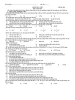 Kiểm tra vật  lý 10 KT 1tiet 10NC Chuong I.13371