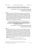 NGHIÊN CỨU MỘT SỐ ĐẶC ĐIỂM DỊCH TỄ BỆNH SÁN LÁ GAN  Ở TRÂU NUÔI TẠI TỈNH HÀ GIANG VÀ DÙNG THUỐC ĐIỀU TRỊ