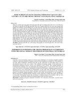 KINH NGHIỆM XÂY DỰNG CHƯƠNG TRÌNH ĐÀO TẠO GẮN LIỀN VỚI NHU CẦU XÃ HỘI TRONG THỜI KỲ CÁCH MẠNG CÔNG NGHIỆP 4.0