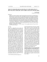 NHÂN TỐ ẢNH HƯỞNG ĐẾN SỰ HÀI LÒNG CỦA CỘNG ĐỒNG DÂN CƯ  ĐỐI VỚI SỰ PHÁT TRIỂN KHU CÔNG NGHIỆP LƯƠNG SƠN, TỈNH HÒA BÌNH