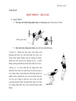 NỘI DUNG BÀI HỌC MÔN THỂ DỤC 7 - TUẦN 28-29