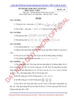 Tuyển tập 30 đề thi học sinh giỏi cấp huyện môn toán 9 – THCS qua các năm đến 2019 (có đáp án chi tiết)