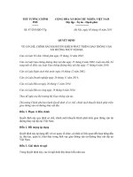 QĐ-TTg về chính sách phát triển giao thông vận tải đường thủy nội địa