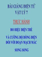 Thực hành đo cường độ dòng điện và hiệu điện thế đối với đoạn mạch mắc song song | Vật lý, Lớp 8 - Ôn Luyện