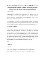 Bài thu hoạch bồi dưỡng thường xuyên Module GVPT 15