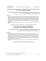 NGHIÊN CỨU GIẢI PHÁP NÂNG CAO ĐỘ TIN CẬY CHO NGÒI NỔ LASER CỦA TÊN LỬA PHÒNG  KHÔNG