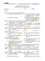 Kiểm tra vật  lý 10 DE THI HOC KI - SO 1.doc