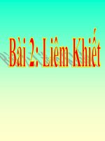 Bài giảng GDCD 8 bài 2 Liêm khiết | Lớp 8, GDCD - Ôn Luyện