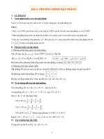 PHƯƠNG TRÌNH MẶT PHẲNG