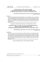 XÂY DỰNG BỘ TƯ LIỆU ẢNH GIẢI PHẪU  CHUỘT ĐỒNG NHỎ RATTUS LOSEA (SWINHOE, 1871)  VÀ THỎ NHÀ ORYCTOLAGUS CUNICULUS (LINNAEUS, 1758)