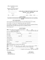 GDTX: Quyết định tạm đình chỉ thi hành quyết định áp dụng biện pháp giáo dục