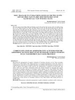 THỰC TRẠNG QUẢN LÝ HOẠT ĐỘNG ĐÁNH GIÁ THƯỜNG XUYÊN  KẾT QUẢ HỌC TẬP CỦA HỌC SINH TRUNG HỌC CƠ SỞ  TẠI HUYỆN LỤC NAM TỈNH BẮC GIANG