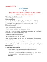 NỘI DUNG BÀI HỌC MÔN LỊCH SỬ 9 - TUẦN 26