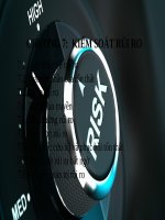 [IUH] RM chuong 7: KIỂM SOÁT RỦI RO