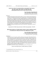 ĐÁNH GIÁ CÔNG TÁC BỒI THƯỜNG GIẢI PHÓNG MẶT BẰNG  ĐỂ THỰC HIỆN MỘT SỐ DỰ ÁN TRÊN ĐỊA BÀN  THÀNH PHỐ THÁI NGUYÊN, TỈNH THÁI NGUYÊN