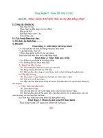 NỘI DUNG BÀI HỌC MÔN CÔNG NGHỆ 7 - TUẦN 28