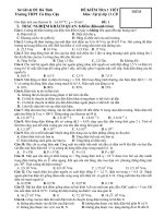 Kiểm tra vật  lý 11DE KIEM TRA HK I VAT LY 11 SỐ 3