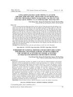 LỒNG GHÉP GIÁO DỤC QUỐC PHÒNG VÀ AN NINH  CHO HỌC SINH TIỂU HỌC, TRUNG HỌC CƠ SỞ THÔNG QUA  CHƯƠNG TRÌNH HOẠT ĐỘNG NGOẠI KHÓA TẠI TRUNG TÂM  GIÁO DỤC QUỐC PHÒNG VÀ AN NINH ĐẠI HỌC THÁI NGUYÊN