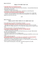 NỘI DUNG GHI BÀI MÔN ĐỊA 8 - TUẦN 23