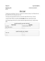 NỘI DUNG GHI BÀI MÔN SỬ 6 - TUẦN 24