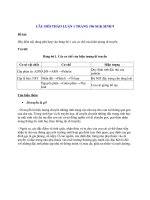 Câu hỏi thảo luận 1 trang 196 sgk Sinh 9 |Giải bài tập SGK Sinh học lớp 9