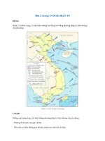 Bài 2 trang 14 SGK Địa lí 10 | Giải bài tập SGK Địa lí lớp 10