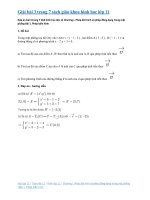 Bài 3 trang 7 SGK Toán 11: Trong mặt phẳng tọa độ Oxy cho vectơ v = ( − 1 ; 2 ) ...