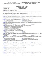 2 Đề thi thử giữa kì 2 môn Vật lý lớp 9 có đáp án chọn lọc | Vật lý, Lớp 9 - Ôn Luyện