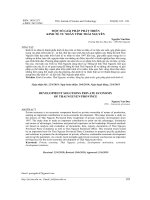 MỘT SỐ GIẢI PHÁP PHÁT TRIỂN  KINH TẾ TƯ NHÂN TỈNH THÁI NGUYÊN