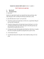 NỘI DUNG BÀI HỌC MÔN GDCD 8 - TUẦN 27