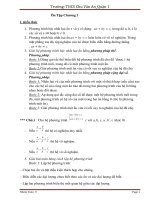 NỘI DUNG GHI BÀI MÔN TOÁN 9 - TUẦN 24