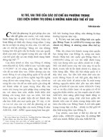 Vị trí, vai trò của các cơ chế đa phương trong cục diện chính trị Đông á những năm đầu thế kỷ XXI.