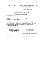 Mẫu báo cáo thành tích đề nghị tặng Bằng khen của BKHCN đối với thành tích đột xuất