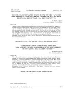 THỰC TRẠNG VÀ NHỮNG YẾU TỐ ẢNH HƯỞNG TỚI VIỆC TẬP LUYỆN MÔN AEROBIC CỦA SINH VIÊN KHÔNG CHUYÊN THỂ DỤC THỂ THAO TRƯỜNG ĐẠI HỌC SƯ PHẠM – ĐẠI HỌC THÁI NGUYÊN