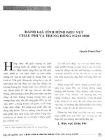 Đánh giá tình hình khu vực châu Phi và Trung Đông năm 2008.