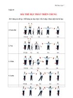 NỘI DUNG BÀI HỌC MÔN THỂ DỤC 7 - TUẦN 25