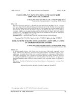 NGHIÊN CỨU, XÂY DỰNG ỨNG DỤNG CẢNH BÁO LŨ QUÉT  TRÊN NỀN TẢNG ANDROID