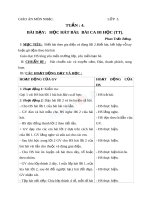 Giáo án Âm nhạc 3 bài 4 Học hát Bài ca đi học (tiếp theo) | Âm nhạc, Lớp 3 - Ôn Luyện