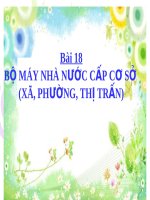 Bài giảng GDCD 7 bài 18 Bộ máy nhà nước cấp cơ sở (xã, phường, thị trấn) | Lớp 7, GDCD - Ôn Luyện