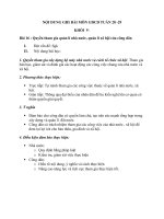 NỘI DUNG BÀI HỌC MÔN GDCD 9 - TUẦN 28