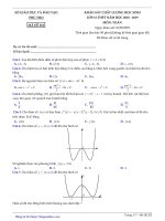 GIẢI CHI TIẾT đề thi thử môn Toán 2019 sở GD&ĐT Phú Thọ
