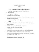 NỘI DUNG GHI BÀI MÔN CÔNG DÂN 6 - TUẦN 22