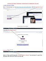 Hướng dẫn học sinh học Online bằng phần mềm Microsoft Teams